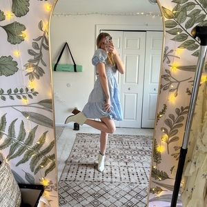 Brand New Pretty Baby Blue Spring Dress!
